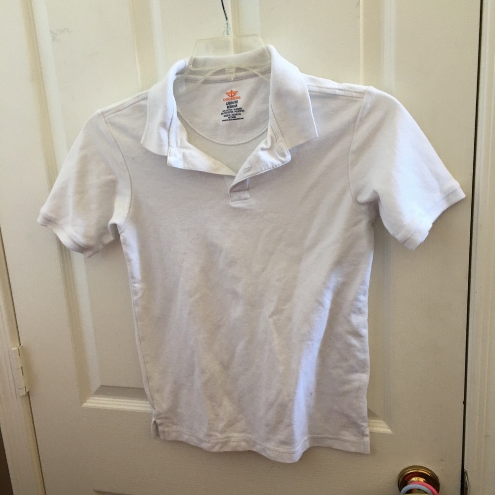 FINAL MARKDOWN Boys dockers polo shirt large 14/16